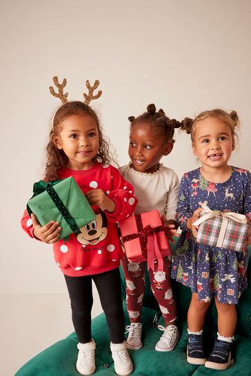 Buy Santa Printed Jersey Leggings 3mths 7yrs from Next Estonia