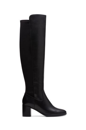 Clarks knee top high boots ireland