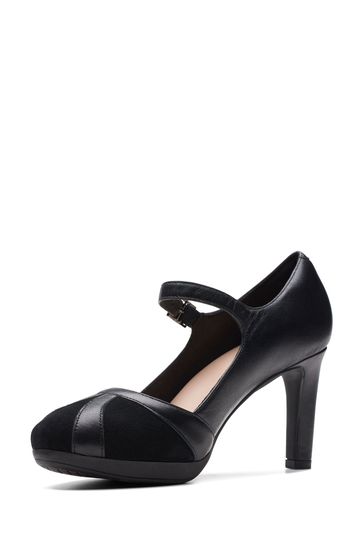 Buy Clarks Black Standard Fit F Heeled Shoes from Next Turkey