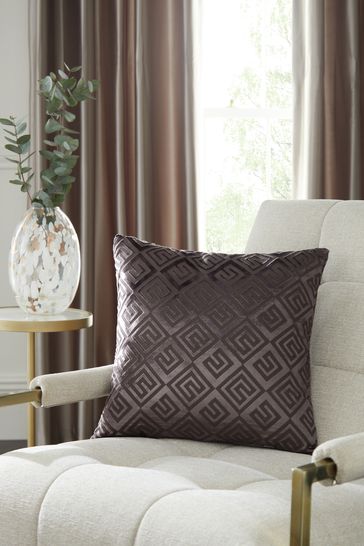 Grey geo cushions shop