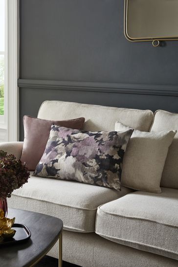 Purple rectangle cushion online