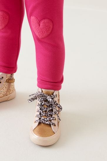 Red fleece lined tights on sale