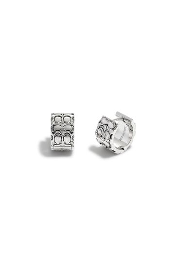 Coach huggie store earrings