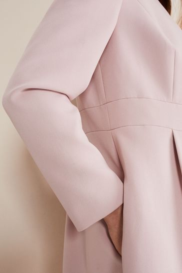 Buy Phase Eight Pink Venita Bow Long Jacket from Next Australia