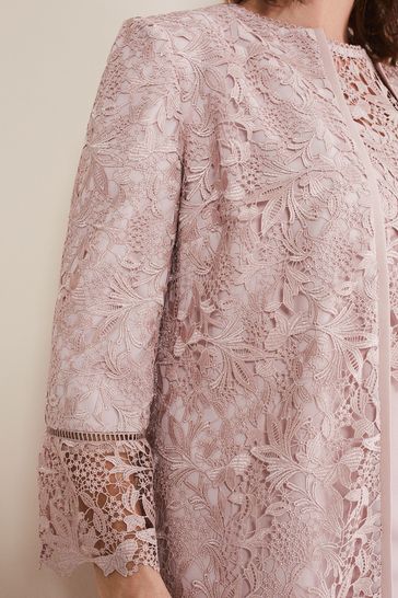 Lace coat top