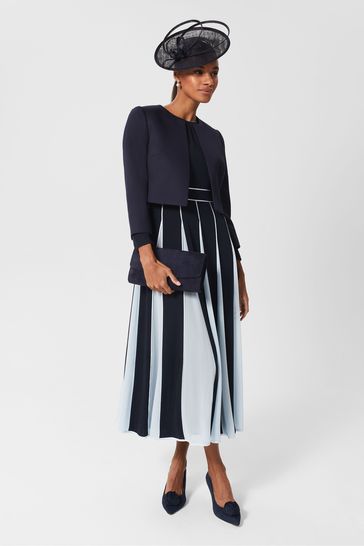Hobbs navy dress and jacket clearance