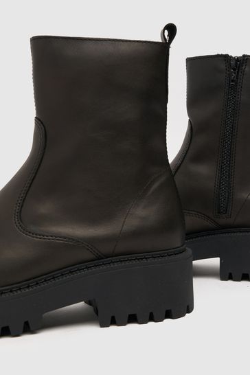 April leather and knit boot store