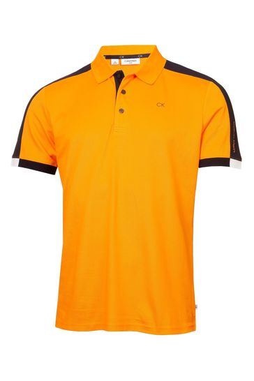 Black orange 2025 polo shirt