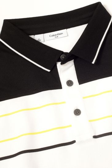 Black white shop polo shirt