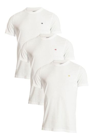 Calvin klein white t shirt pack hot sale