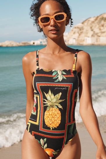 Scalloped swimsuit uk shop