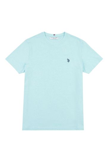 Us polo shop blue t shirt