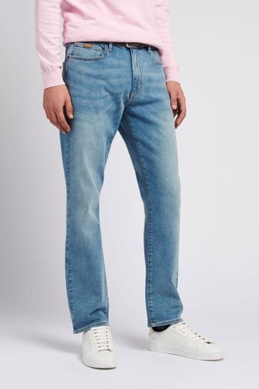 U.S. Polo Assn. Mens Blue 5 Pocket Denim Jeans
