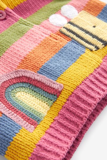 Pink yellow blue sweater on sale