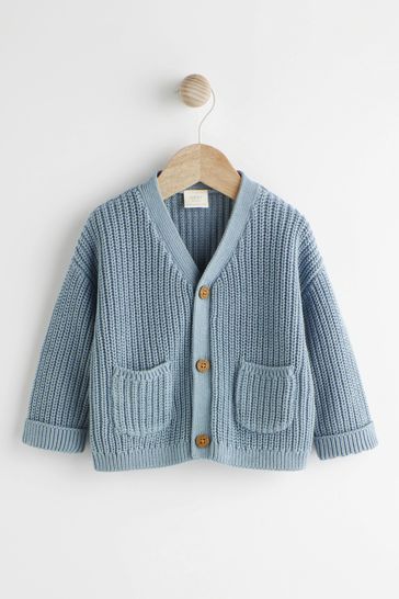 Baby boy blue cardigan new arrivals