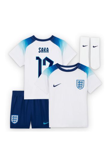 Nike White England Home Stadium Kit 2022