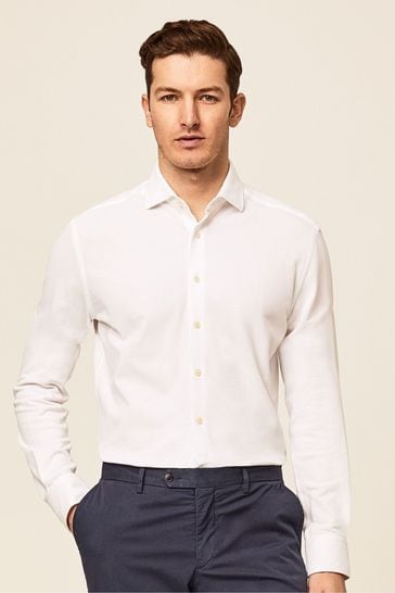 Hackett white sales shirt