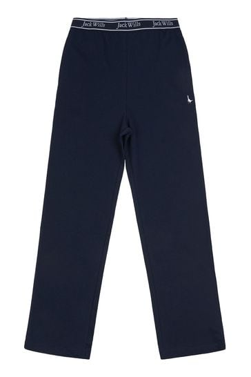 Buy Jack Wills Blue Lounge Trousers from Next Luxembourg