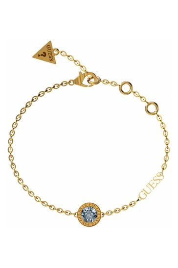 Buy Guess Ladies Gold Tone Jewellery Colour My Day Bracelet from