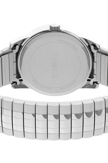 Buy Timex Gents Silver Tone Easy Reader Watch from the Laura