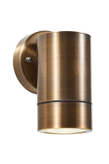 BHS Bronze Brac Solid Brass 1LT Up or Down GU10 Wall Light