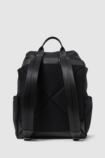 Reiss leather backpack deals