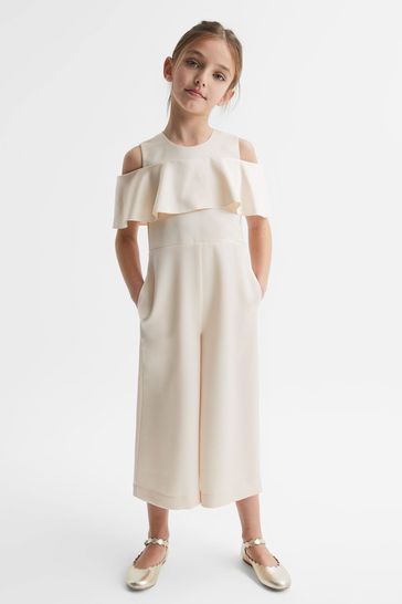 Reiss cream jumpsuit cheap