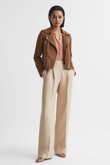 Reiss suede jacket womens store