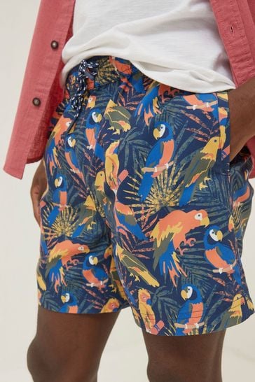 Buy FatFace Blue Trevose Parrot Swim Shorts from Next Luxembourg