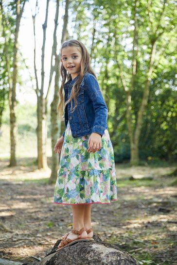 Buy FatFace Blue Embroidered Denim Jacket from Next Denmark