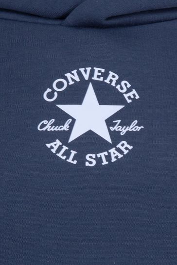 Navy sale converse hoodie