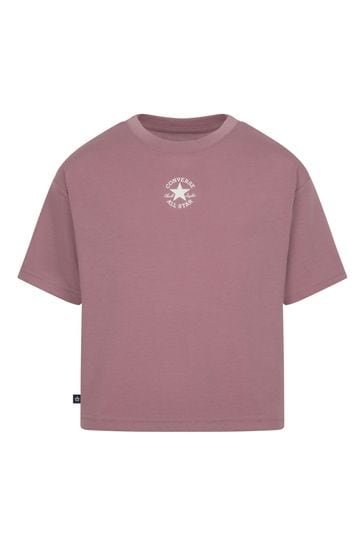Converse Pink Oversized Chuck Patch Boxy T-Shirt