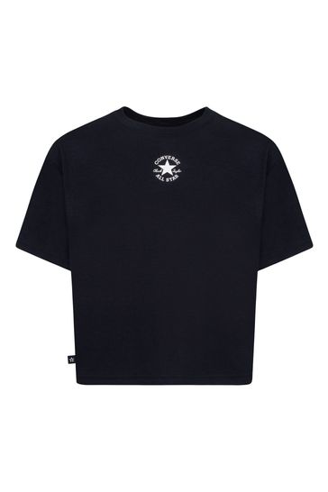Converse Black Oversized Chuck Patch Boxy T-Shirt