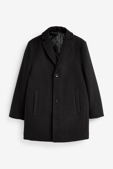 Buy Black Smart Coat 12mths 16yrs from Next Luxembourg