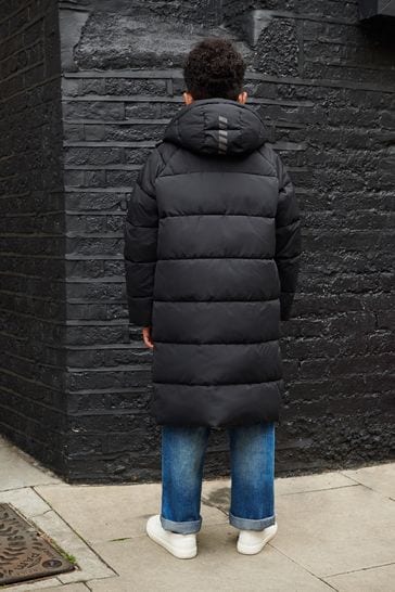 Very long puffer coat hot sale