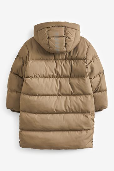 Longline puffer on sale jacket zara