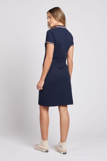 Buy U.S. Polo Assn. Womens Blue Polo Dress from Next Luxembourg