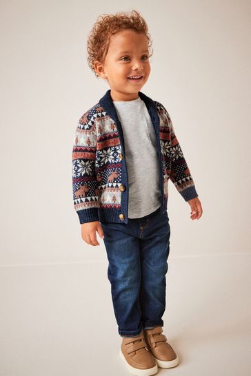 Baby boy online christmas cardigan