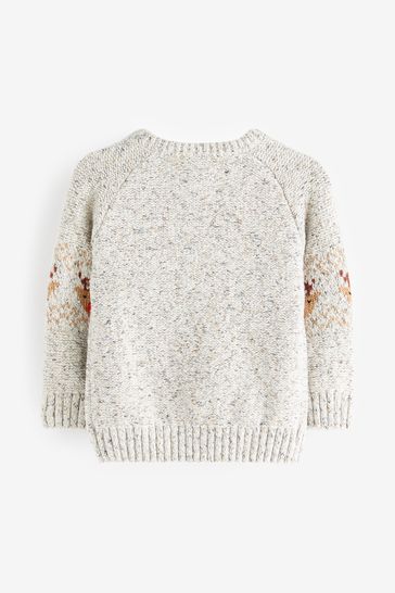 Grey reindeer jumper 2025
