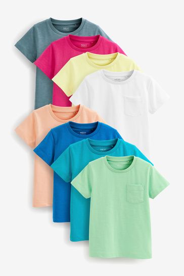 Multi Short Sleeve T-Shirts 8 Pack (3mths-7yrs)