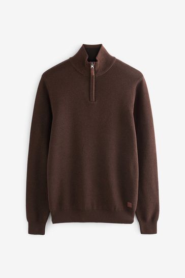 Mens half outlet neck jumper