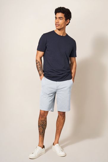 White Stuff Grey Sutton Organic Chino Shorts