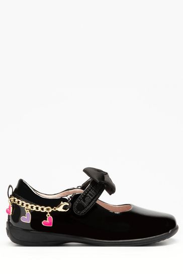 Lelli Kelly Removeavle Heart Bracelet Dolly Black Shoes