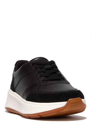 Felicia leather discount platform trainer