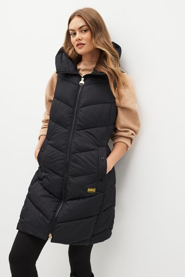 Barbour black womens shop gilet