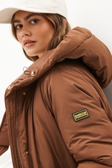Barbour international puffer deals