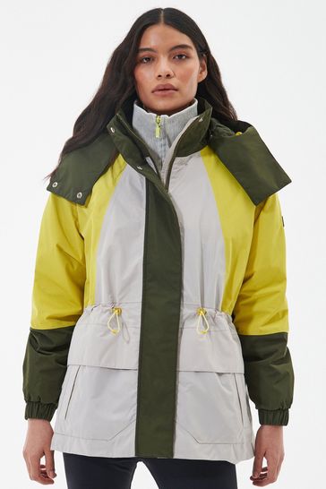 Barbour international top yellow