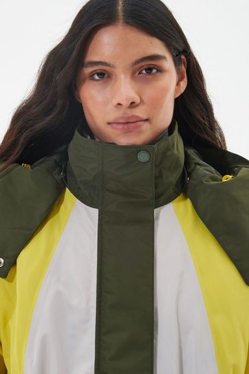 Barbour international top womens yellow