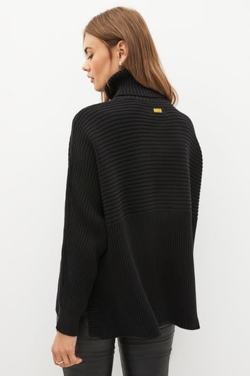 Barbour malvern roll hotsell collar sweater