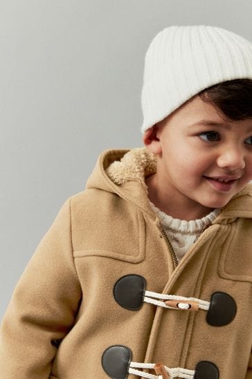 Next white teddy duffle coat top